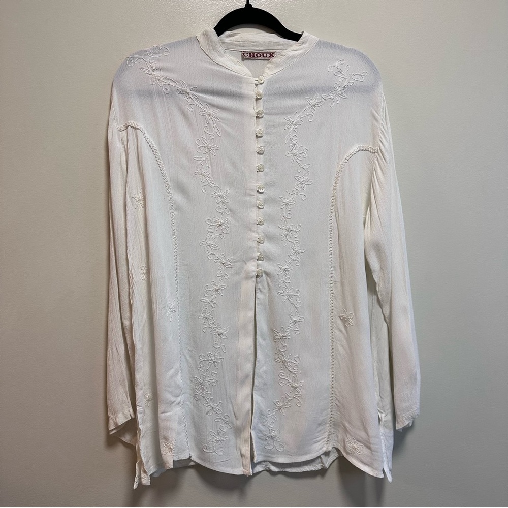 Vintage Embroidered Blouse